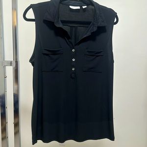 New York & Company Large Sleeveless V-Neck Top. Sale Discounted Already.